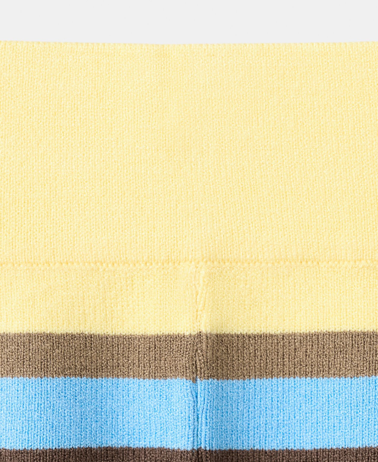 Женские шорты Mango Striped Knitted, цвет: Светлый пастельный жёлтый — фото 3