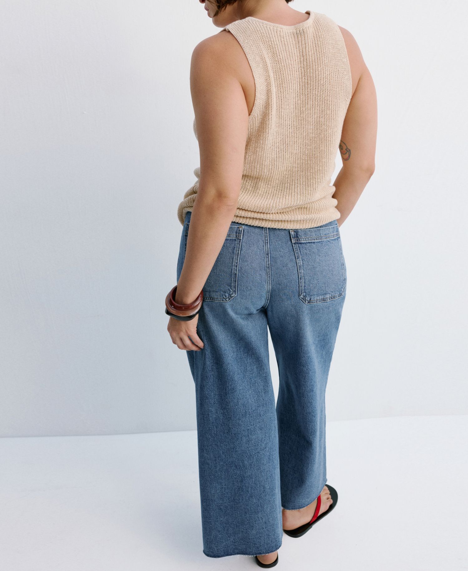 Women's Catherin Culotte High-Rise Jeans