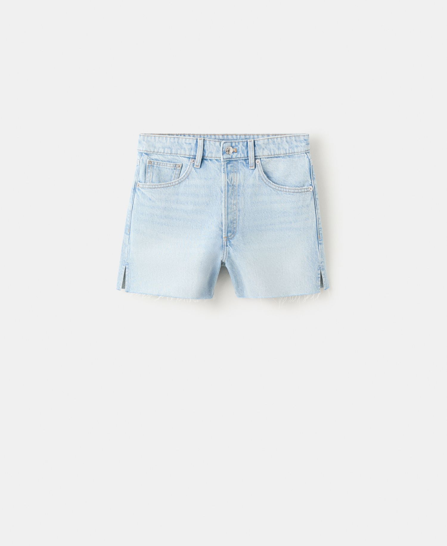 Women's Frayed Hem Denim Shorts