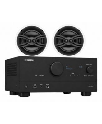 RX-V4A 5.2 AV Receiver with In-Wall Speaker Bundle