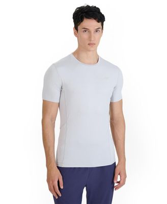 Men’s Slim Quick-Dry Running T-Shirt Stretch Reflective