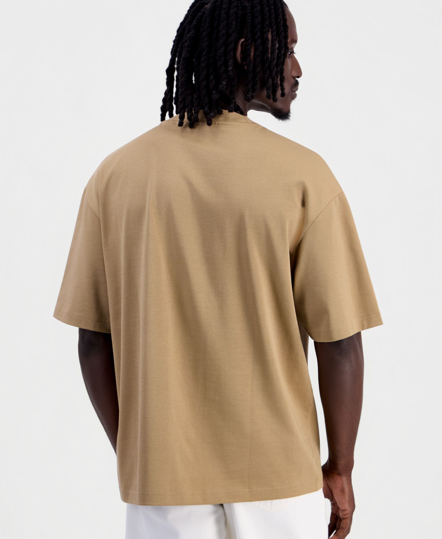 HUGO by Men's Dinkee Oversized-Fit Logo T-Shirt