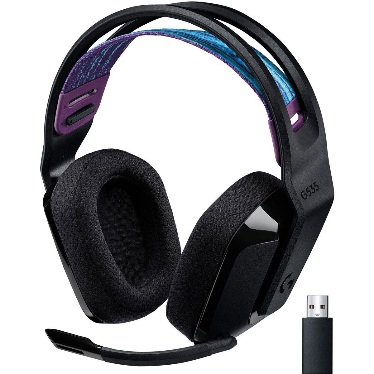 Logitech G G535 Lightspeed Wireless Rgb Gaming Headset - Black