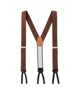 Men's Bradford Neat Square Silk Formal End Suspenders