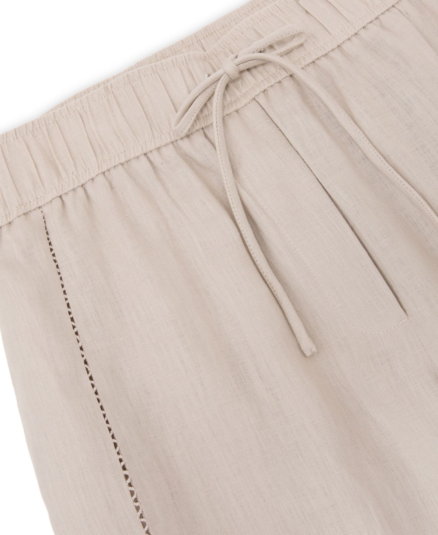 Женские брюки REISS Riley Lightweight Wide-Leg, цвет: Нейтральный — фото 5
