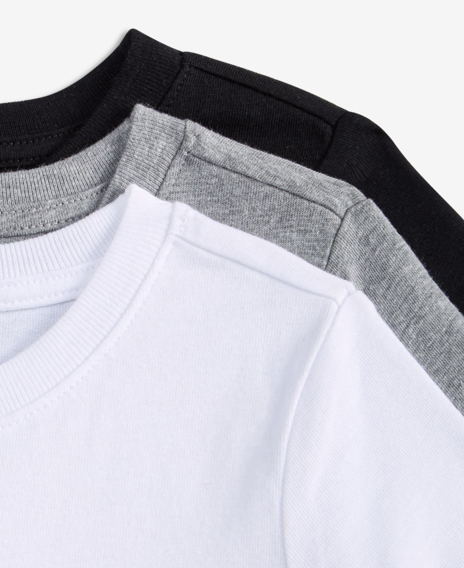 Boys' XS-XL Short-Sleeve Solid T-Shirts, 2+1 Free Bonus Pack