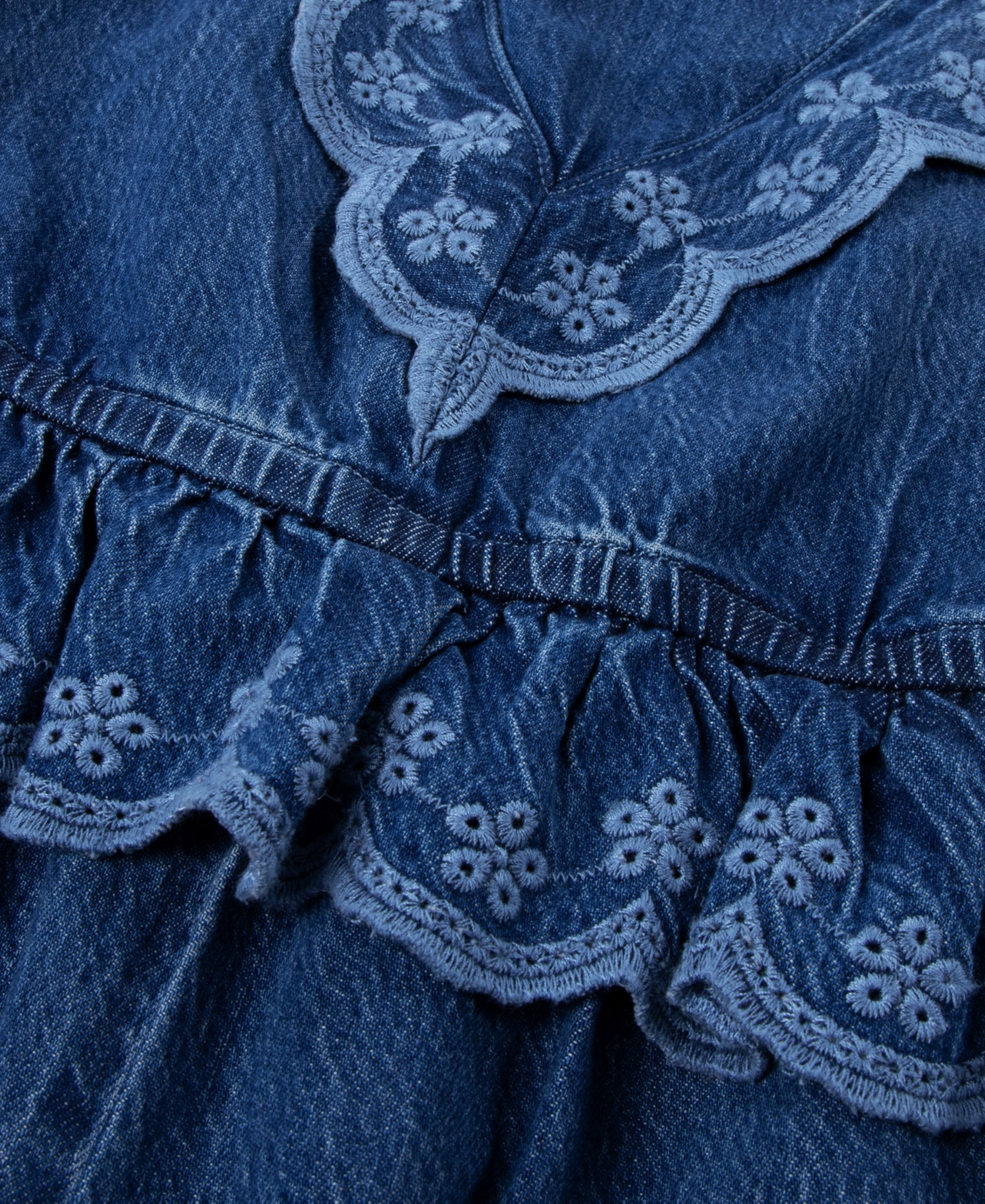 abercrombie kids Girls' 5-16 Sleeveless Denim Jumper