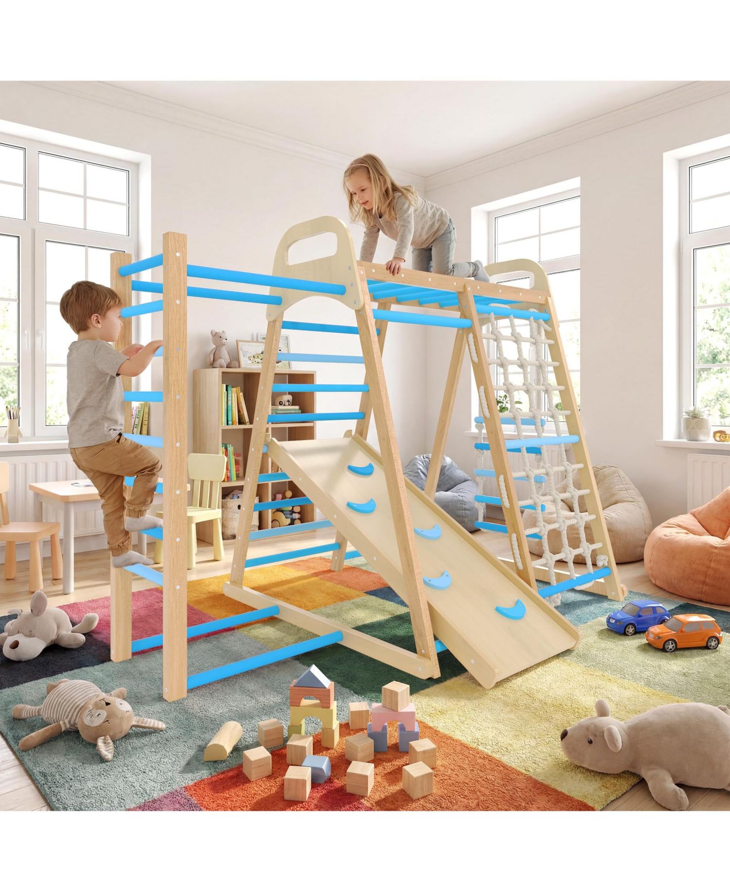 Indoor Animal-Print Climbing Frame