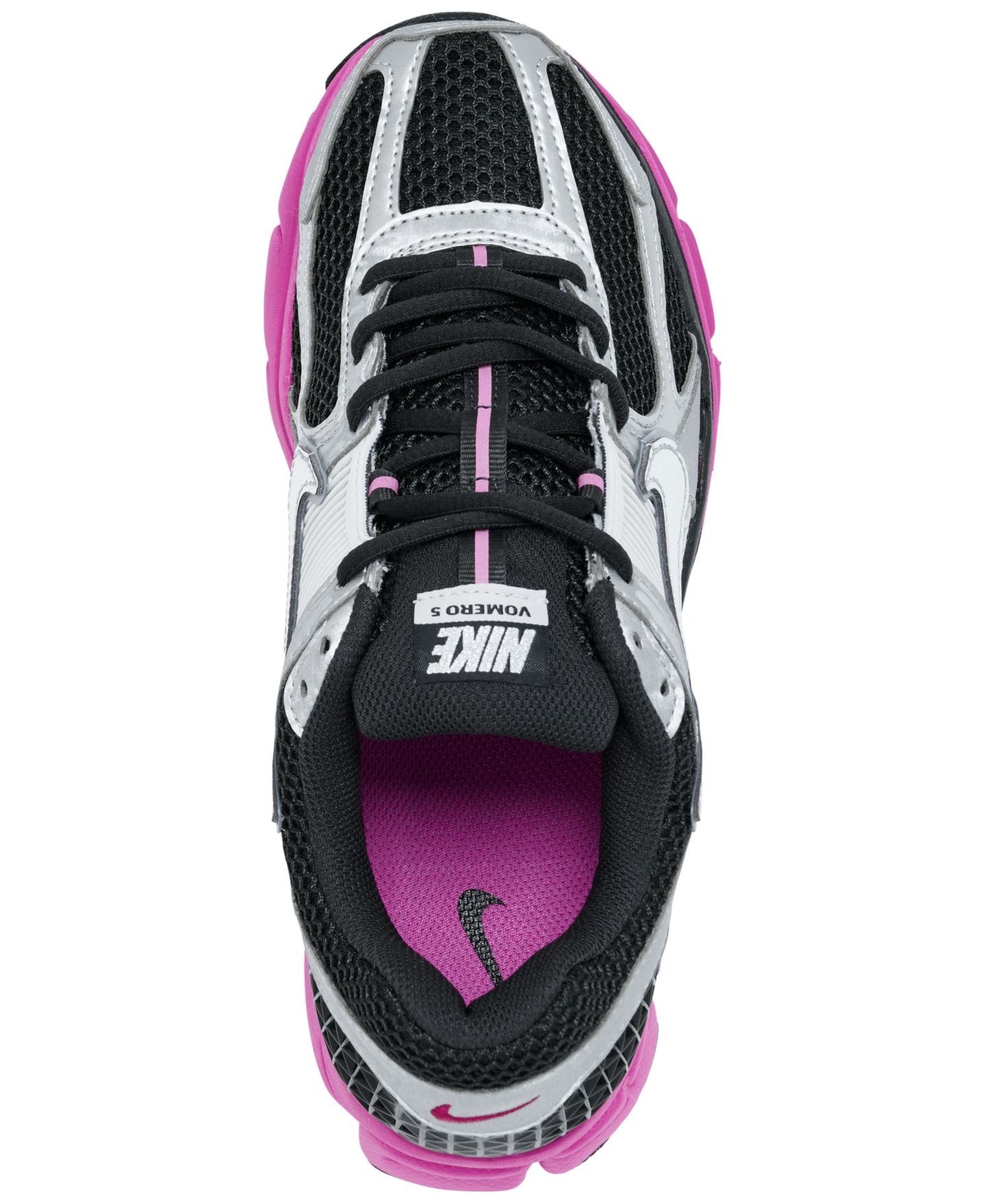 Женские кроссовки Nike Zoom Vomero 5, цвет: Чёрный / Розовый — фото 5