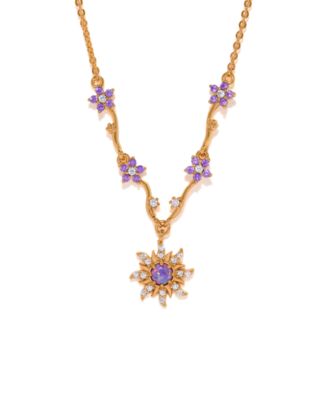 Crystal Disney Princess Tangled Corona's Crest Necklace