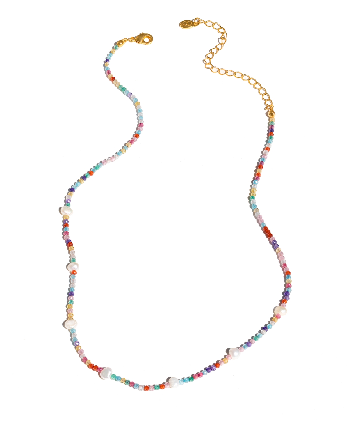 Girls Crew Crystal Saltwater Taffy Beaded Necklace