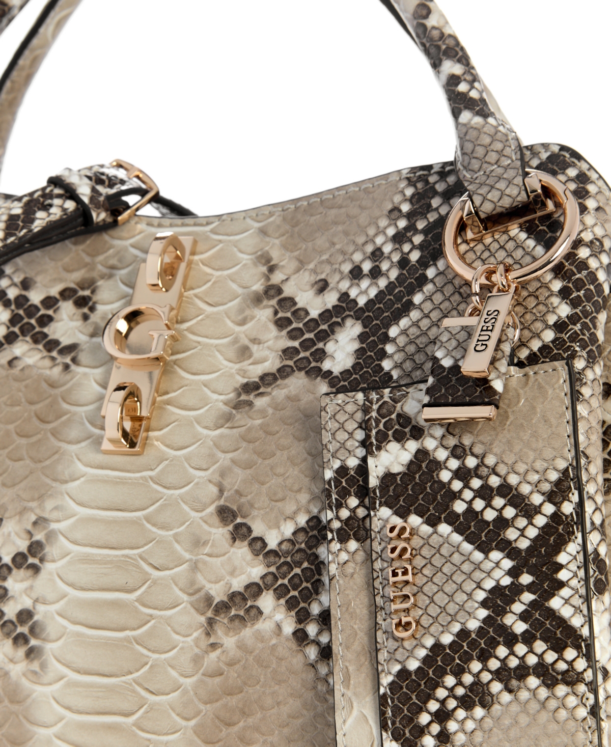 Guess Yvonne Girlfriend Medium Satchel Handbag