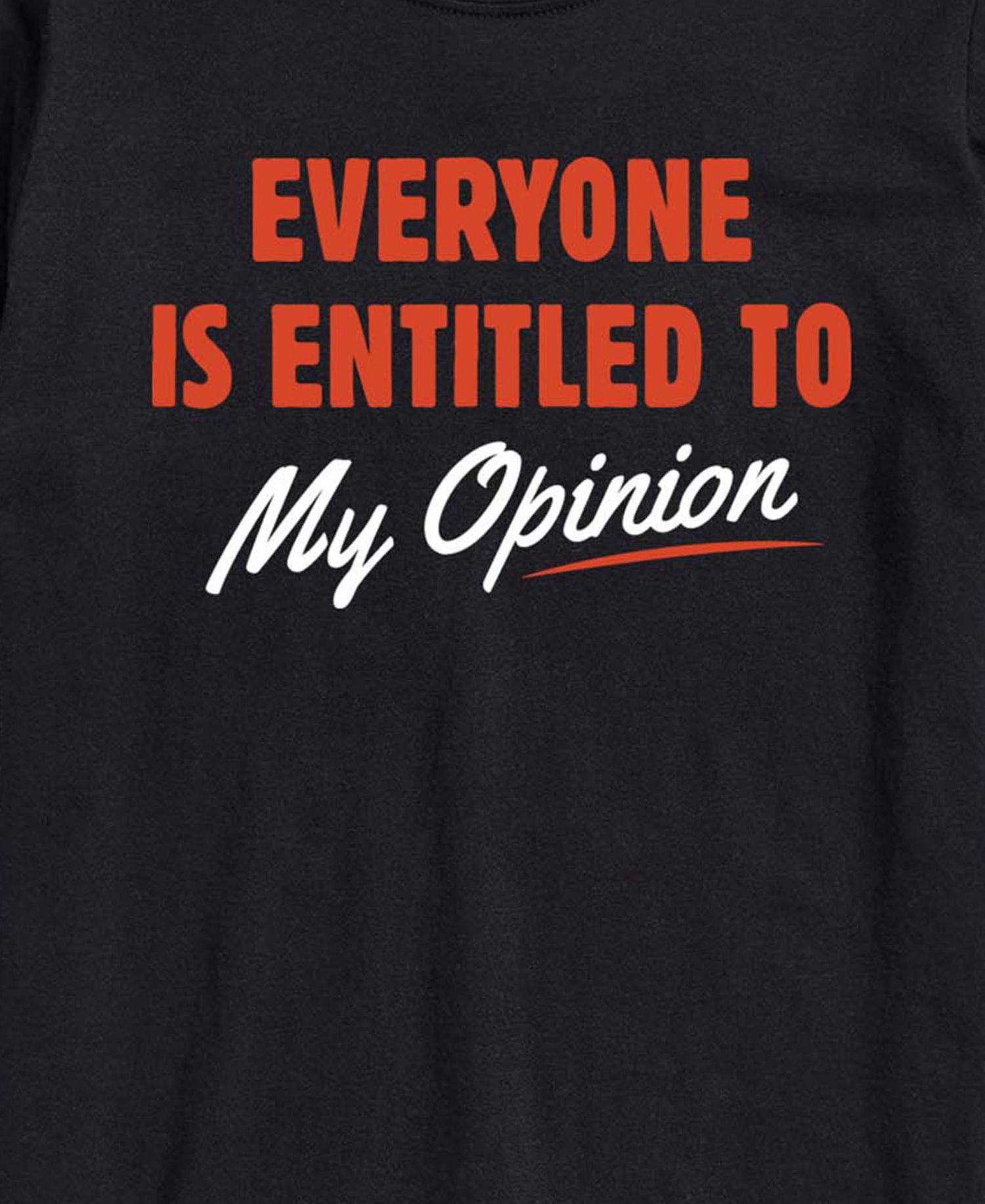 Men's My Opinion Short-Sleeve Graphic T-Shirt