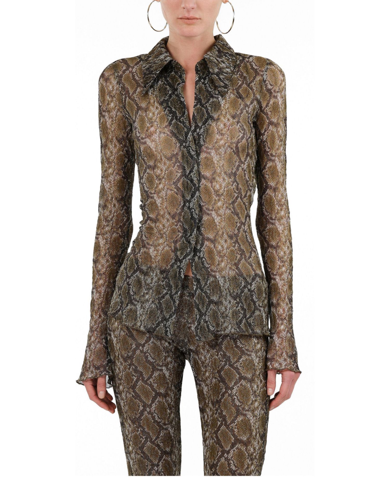 Women's Snake Print Shirt