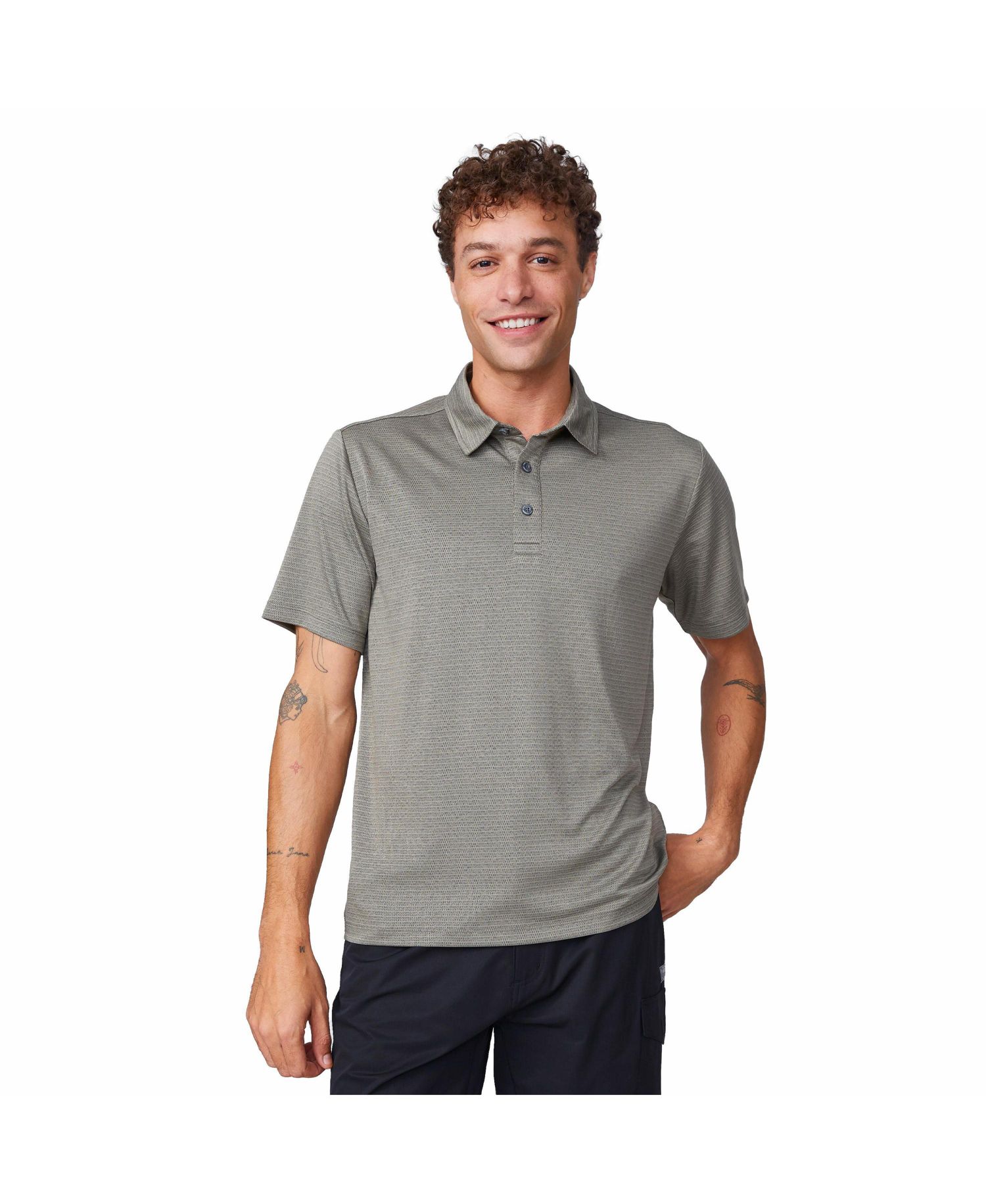 Men's Tech Jacquard Polo Shirt