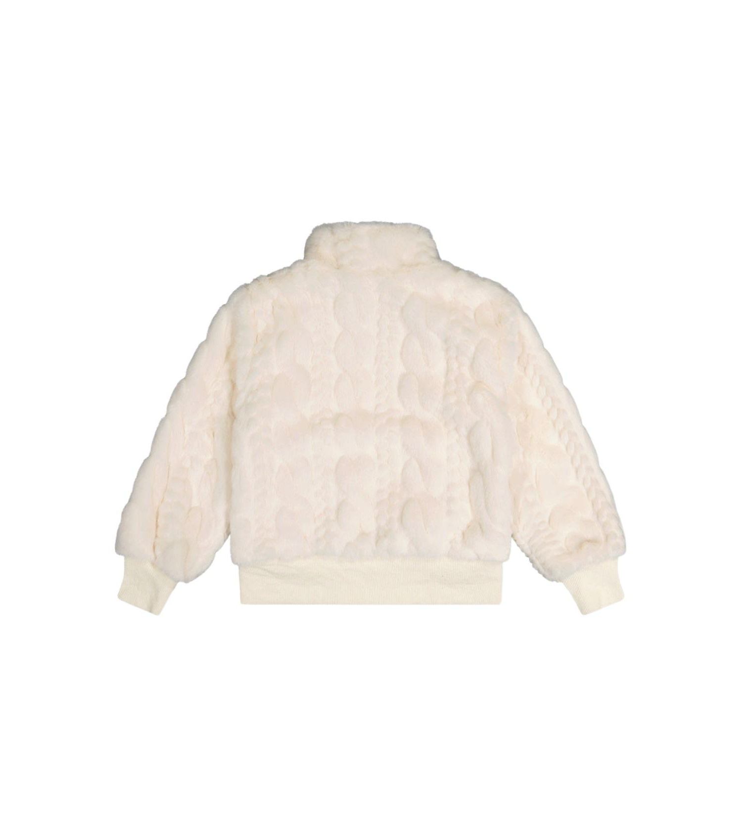 Toddler Girl (2-5) Faux Fur Jacquard Jacket