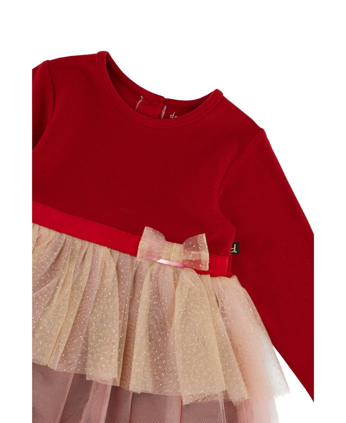 Deux par Little and Big Girl's (6-8) Bi-Material Dress with Glittering Skirt