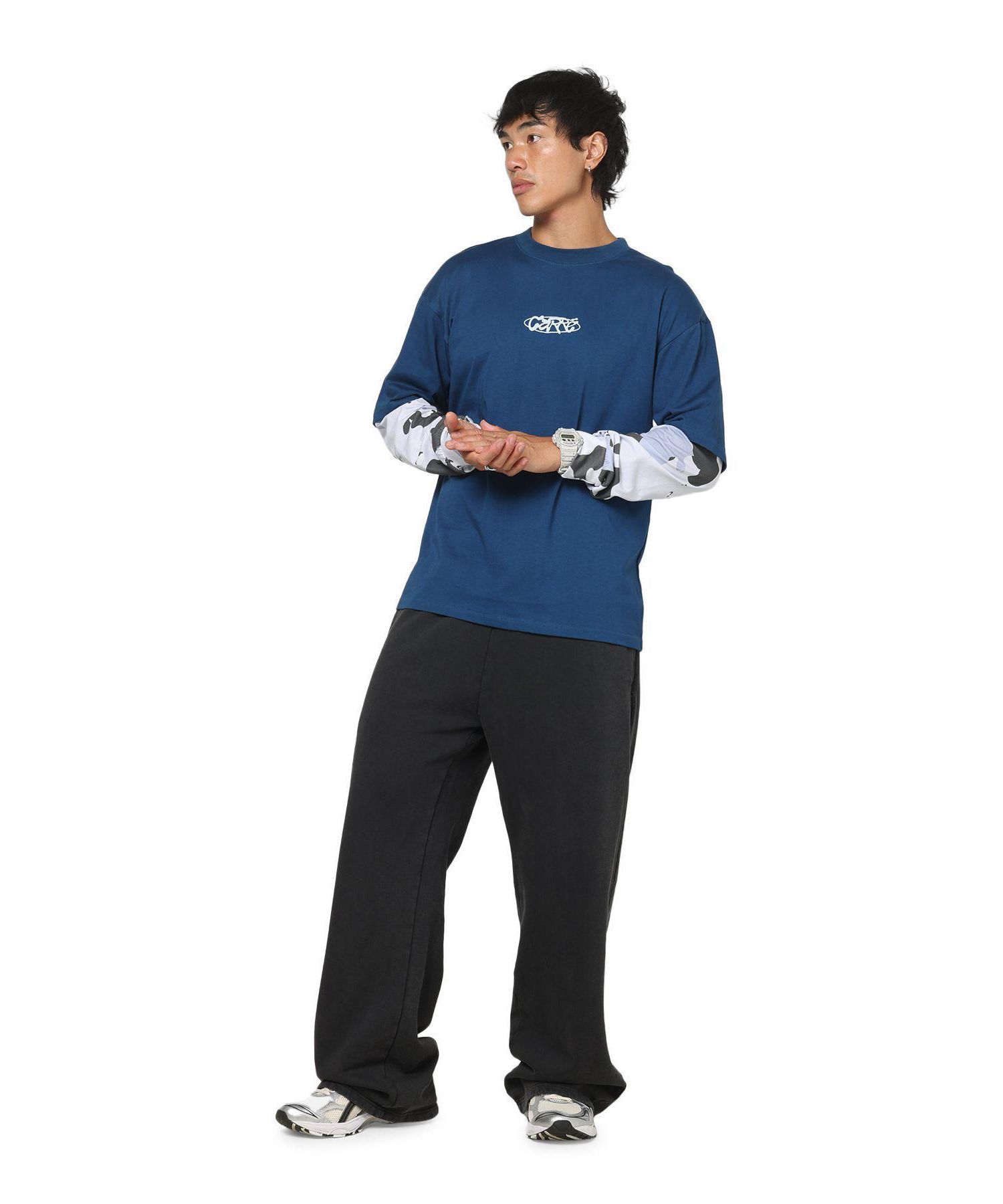 Men's Static Layered Long Sleeve T-Shirt