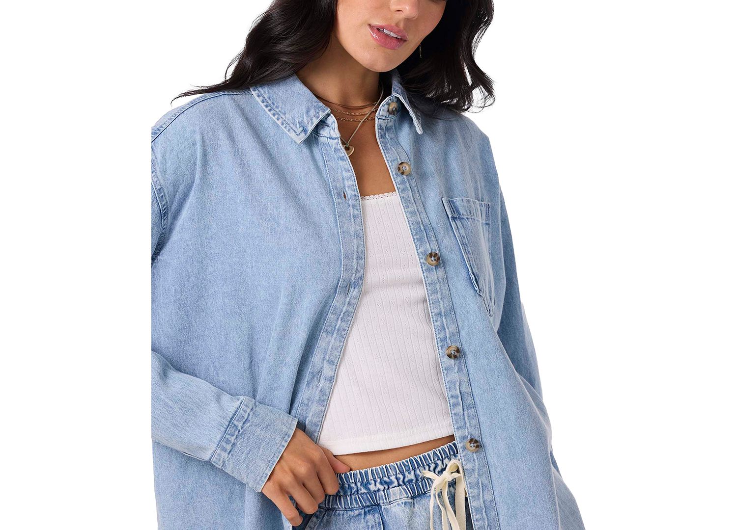Women's Sevie Denim Shacket