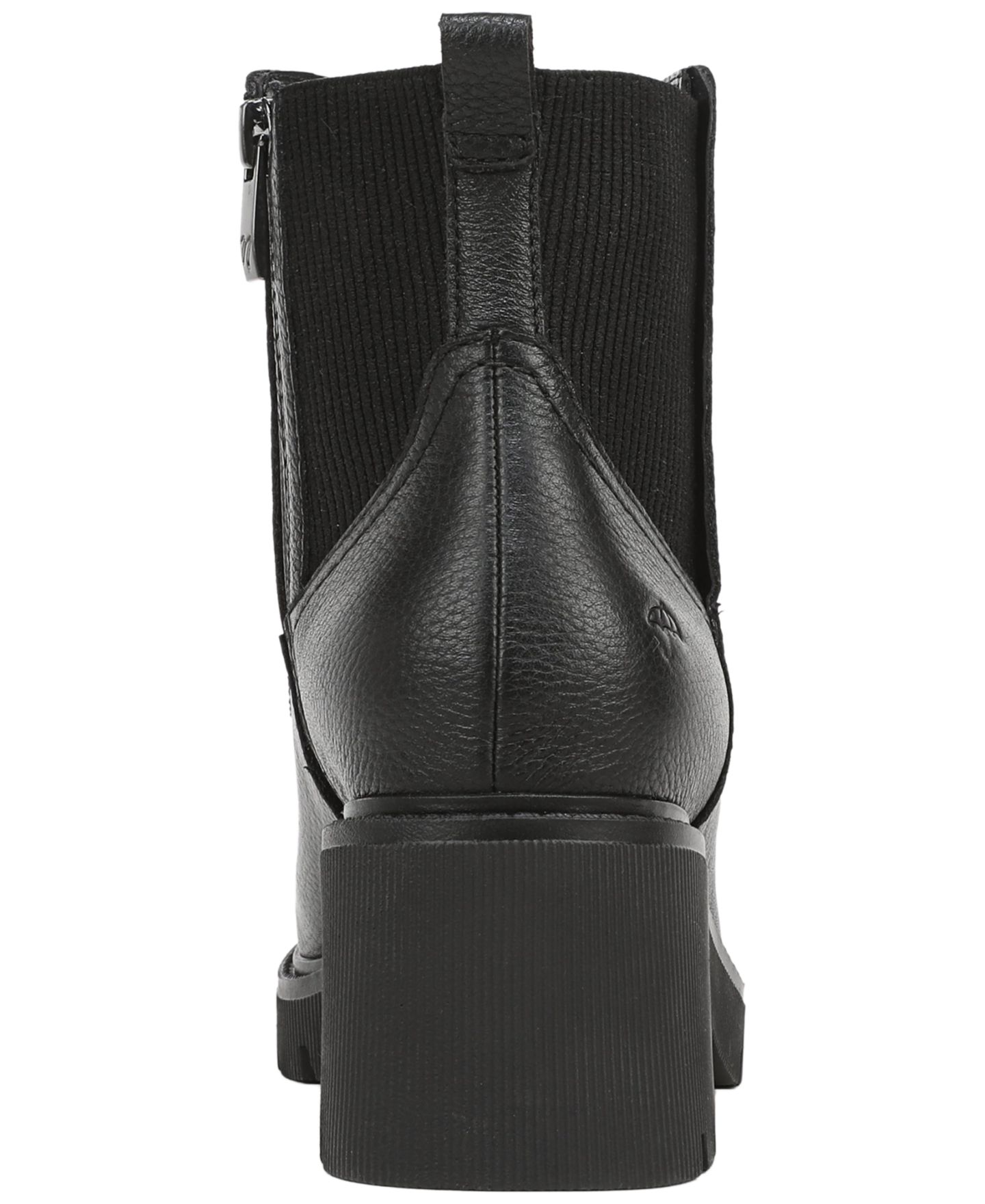Женские ботинки Naturalizer Juni Chelsea Round Toe Booties, цвет: Чёрный кожаный — фото 3