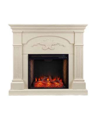 Sicilian Criss-Cross Electric Electric Fireplace