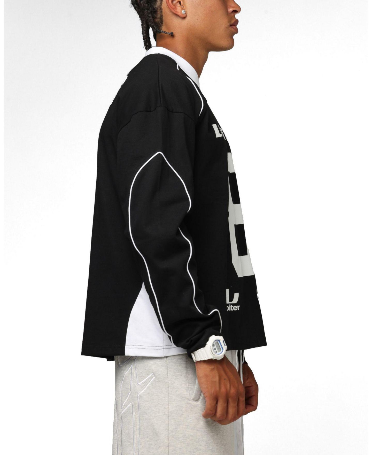 Мужская футболка Loiter World Cup Long Sleeve, цвет: Чёрный — фото 3