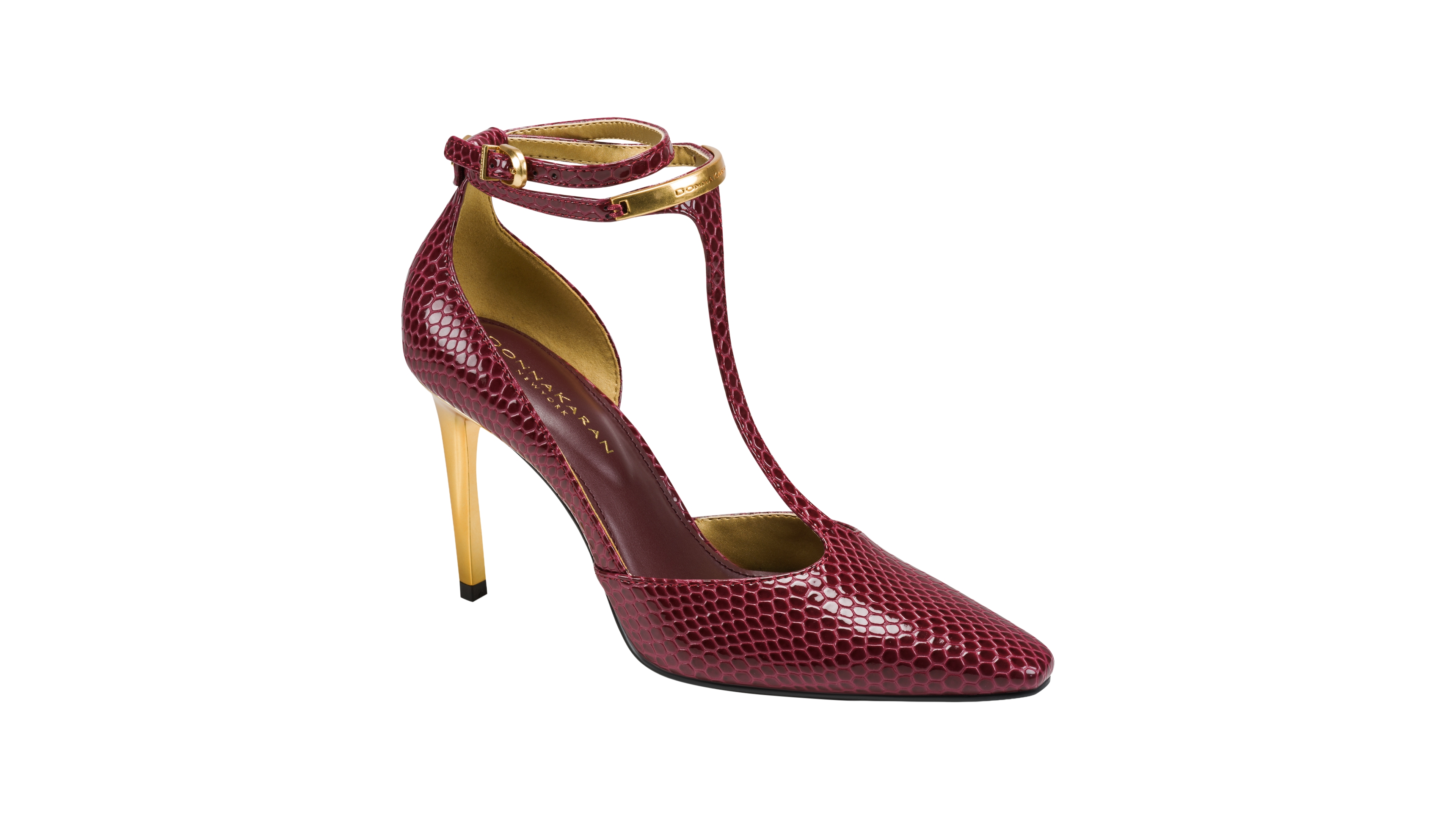 Donna Karan New York Women's Samuel T-Strap Pumps