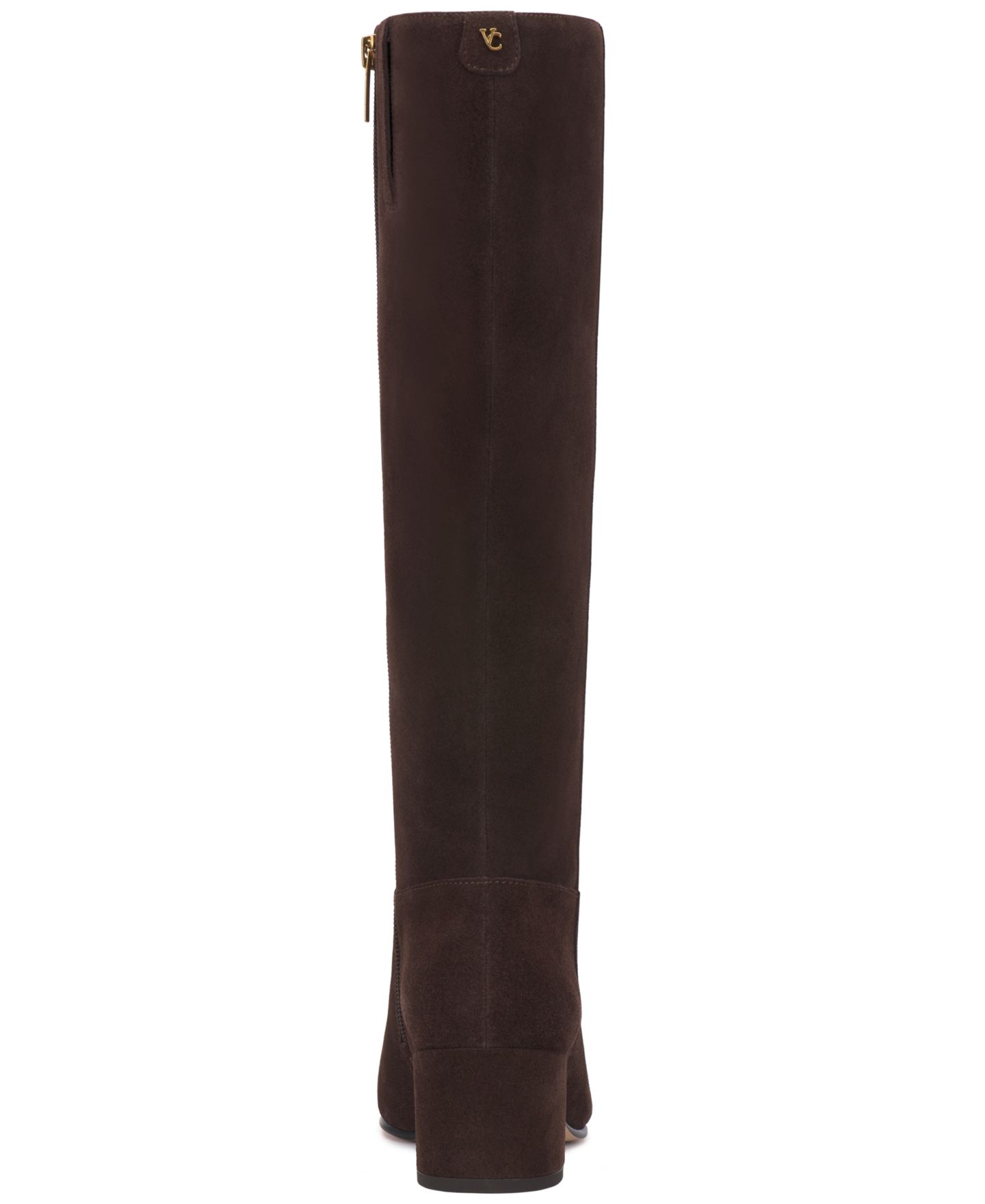 Женские ботинки Vince Camuto Pazzla Block Heel Casual Boots, Regular, Wide, Extra Wide Calf, цвет: Замшевый — фото 3