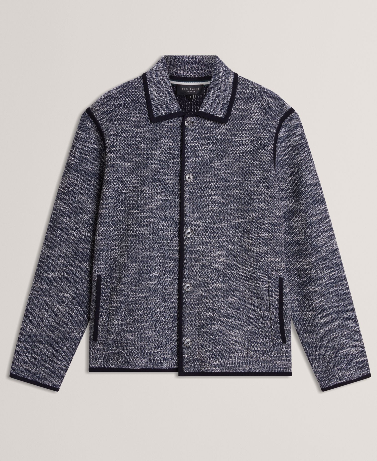 Men's Hannley Boucle Knitted Regular-Fit Jacket