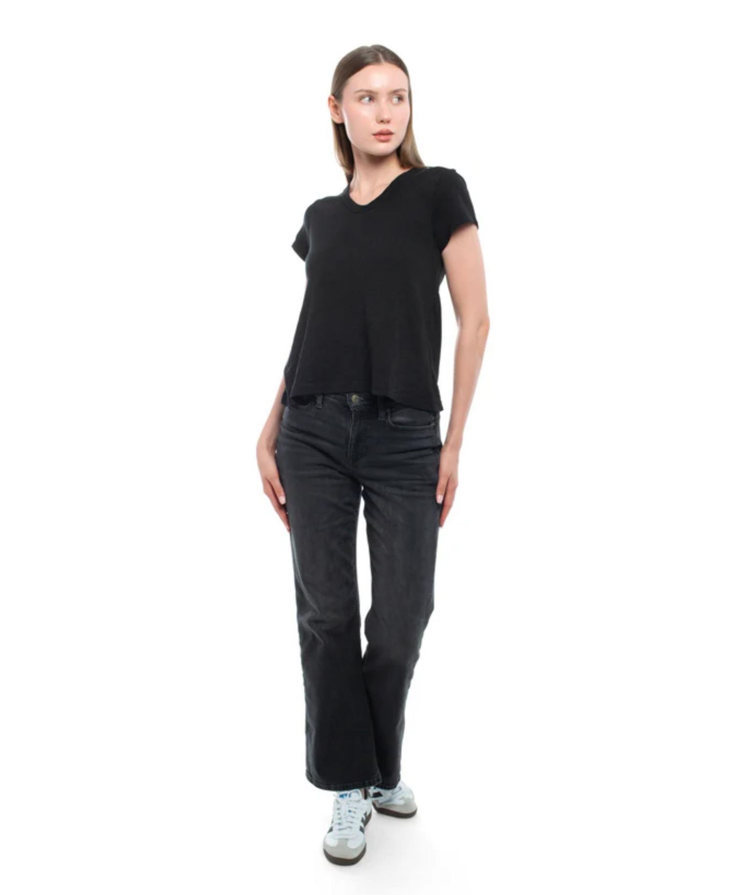Women's V-Neck Baby Tee