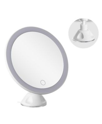 10x Magnifying Lighted Makeup Mirror 360&deg; Rotation with Suction Cup