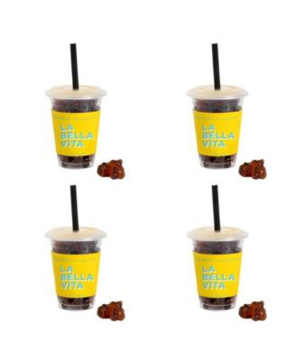 Caffe Luxxe Espresso Bears Mini Coffee Cup Kit, 4-Piece
