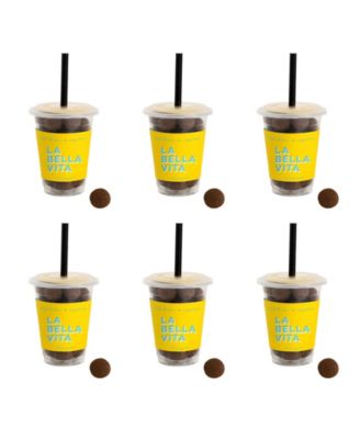Caffe Luxxe Cold Brew Cordials Mini Coffee Cup Kit, 6-Piece