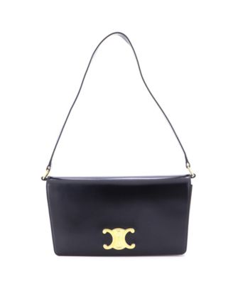 Trapeze Triomphe Shoulder Bag Smooth Calfskin