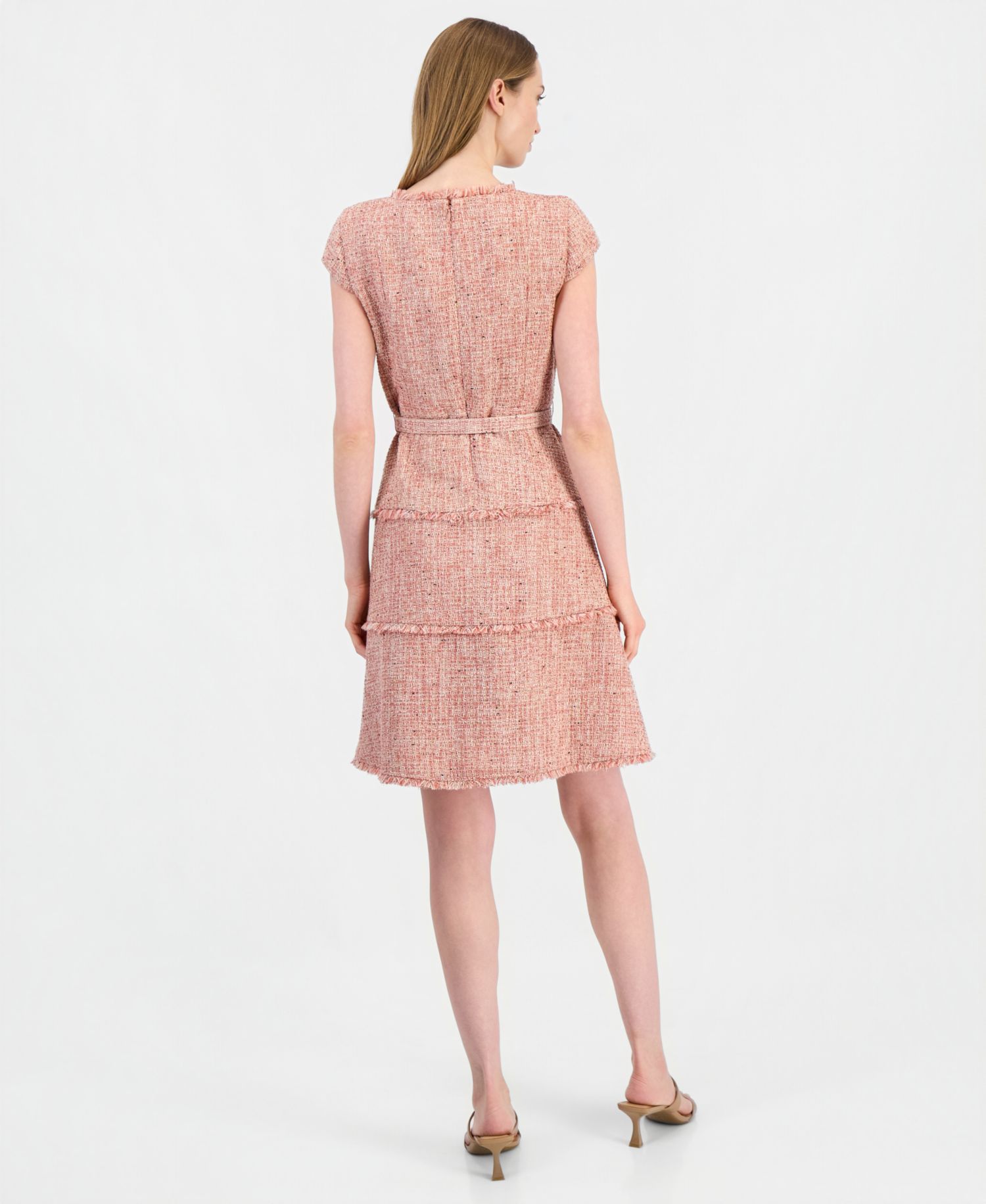 Women's Heritage Tweed Tiered Midi Dress