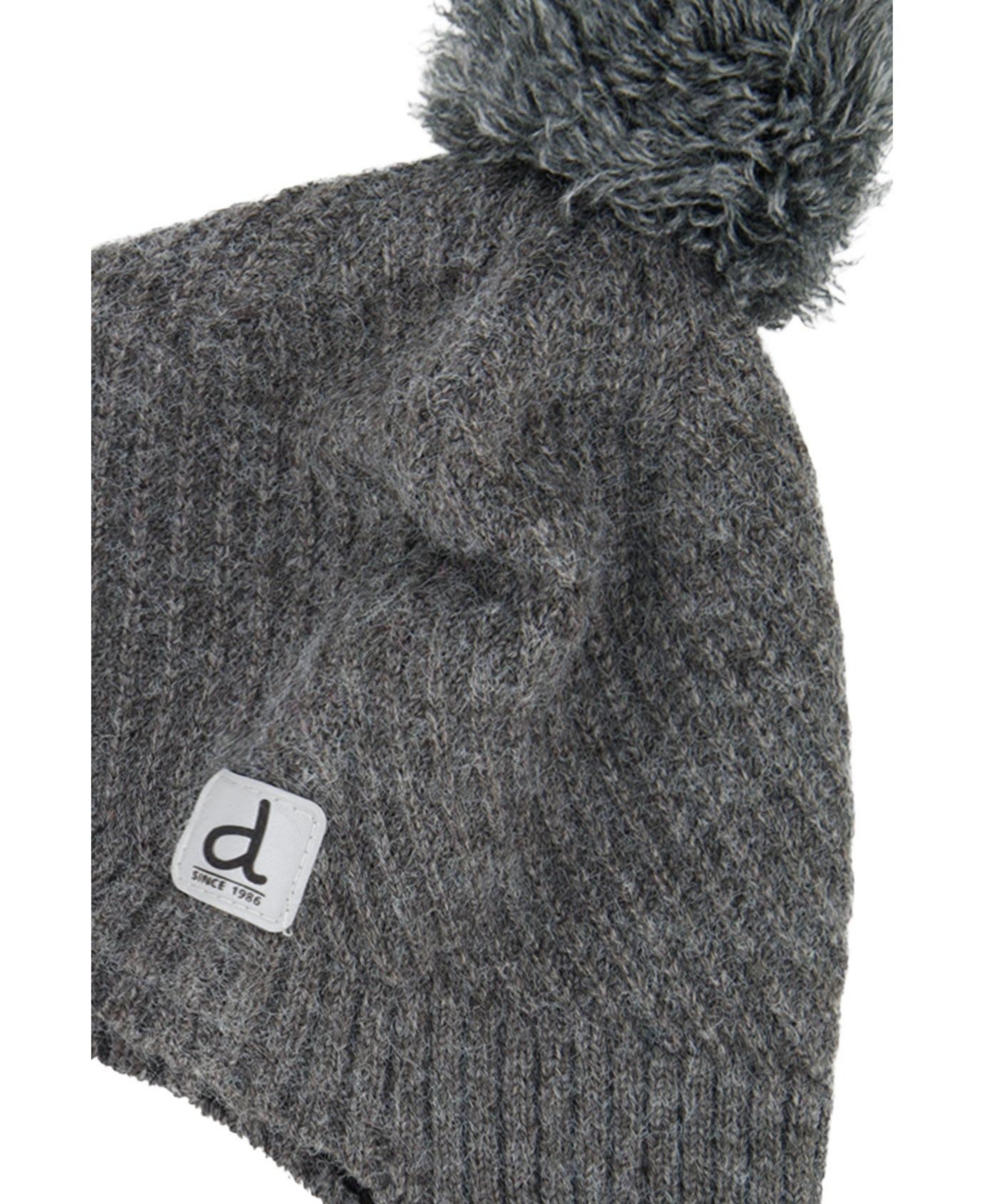 Deux par Deux Toddler Unisex 2-4 Winter Peruvian Knit Hat with Pompom Cool
