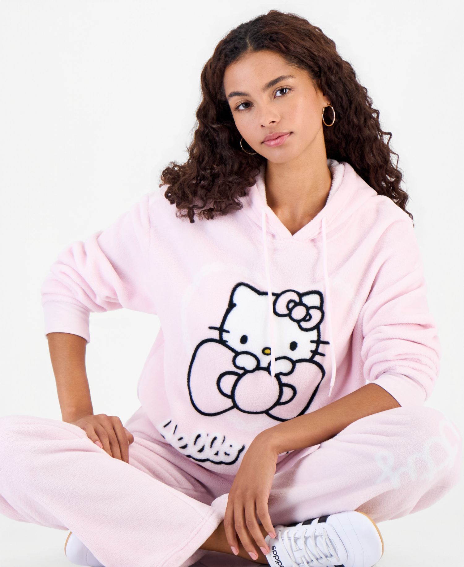 Juniors' Hello Kitty Cozy Fleece Hoodie