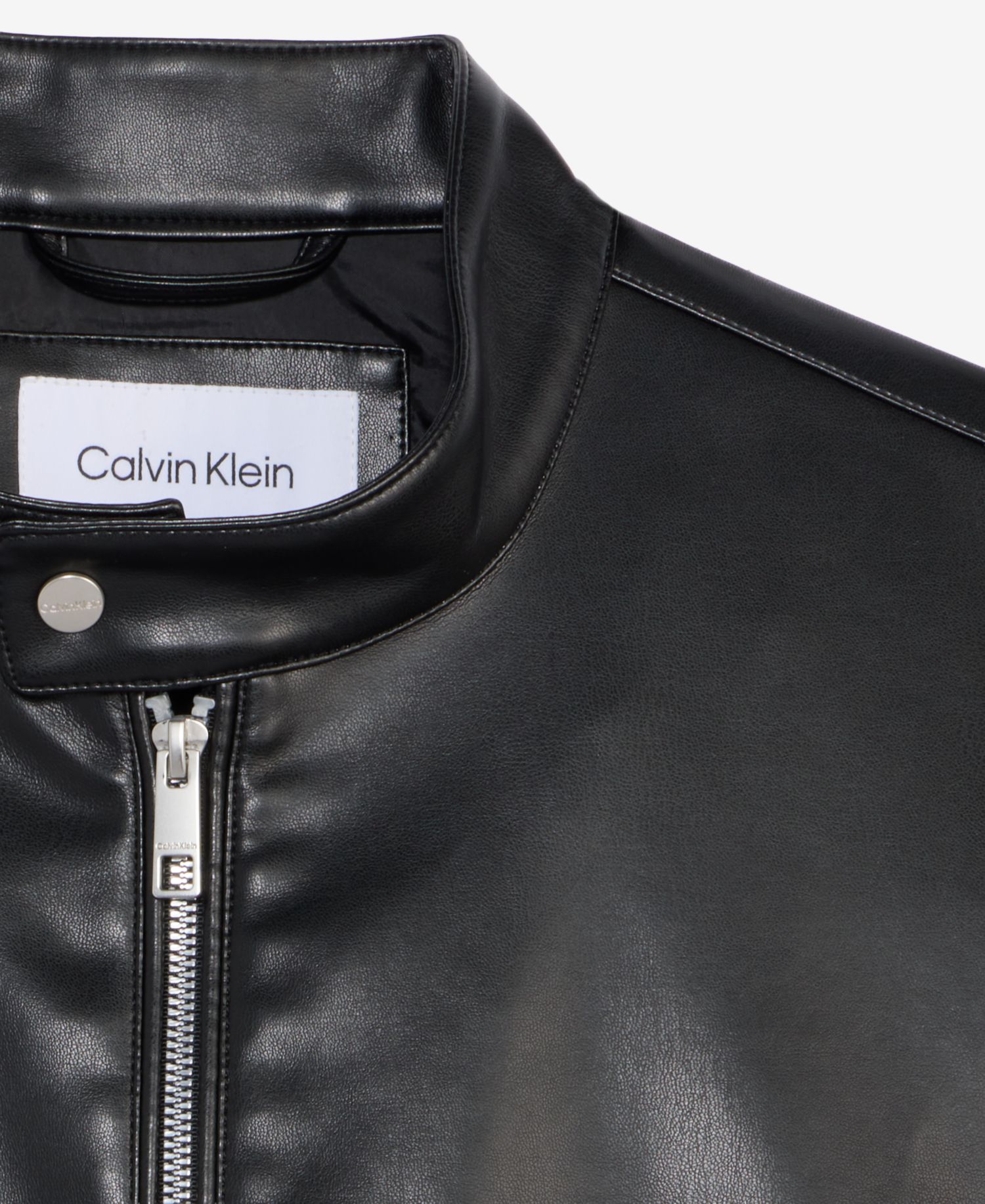 Men's Faux Leather Moto Jacket