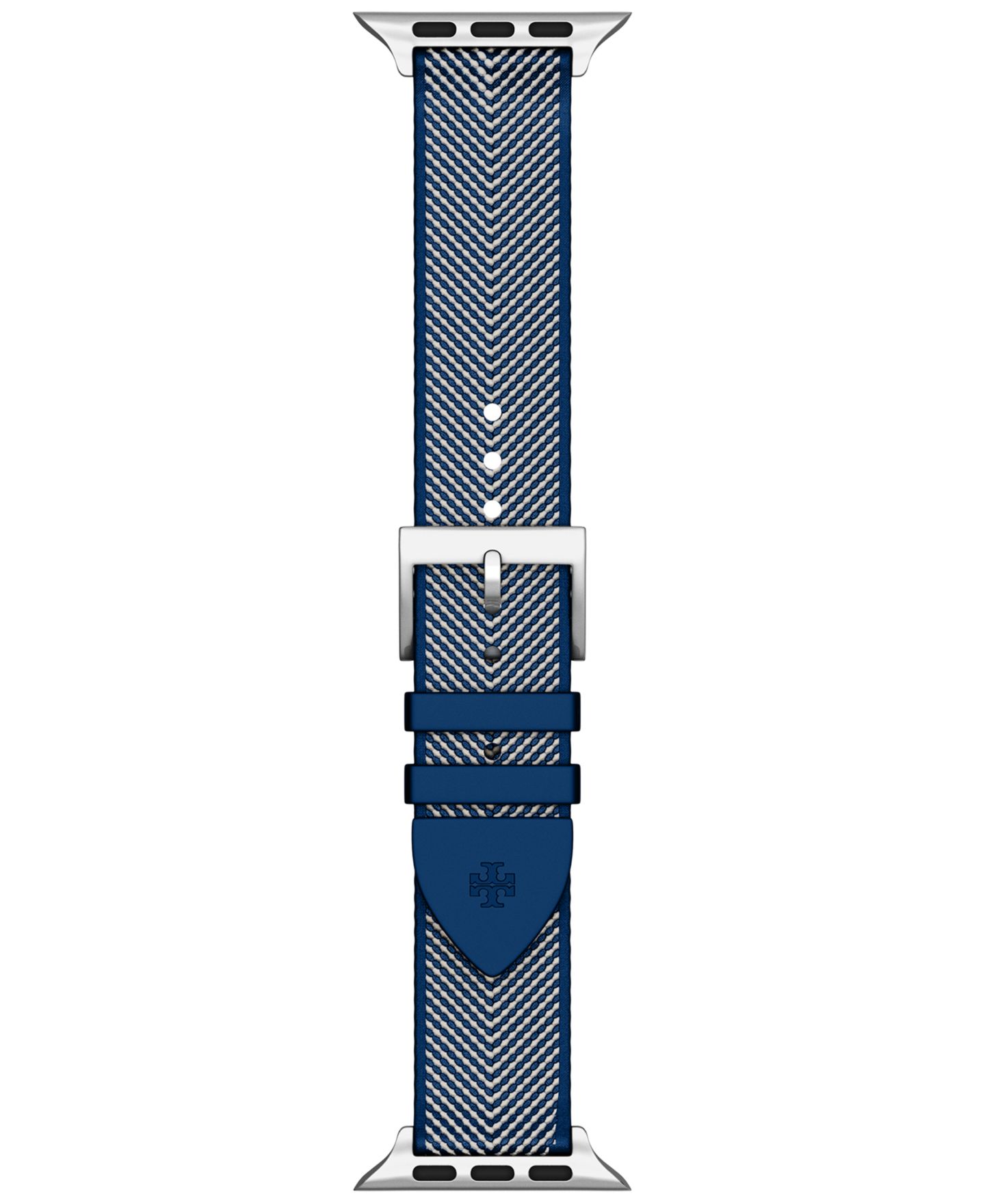 Женский ремешок для часов Tory Burch Blue Leather Kira Band for Apple Watch — фото 3