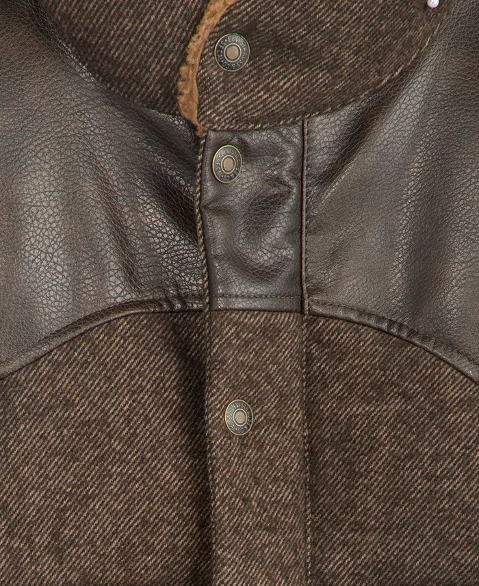 Men's Quilted Mixed-Media Rancher Jacket - thumbnail 7