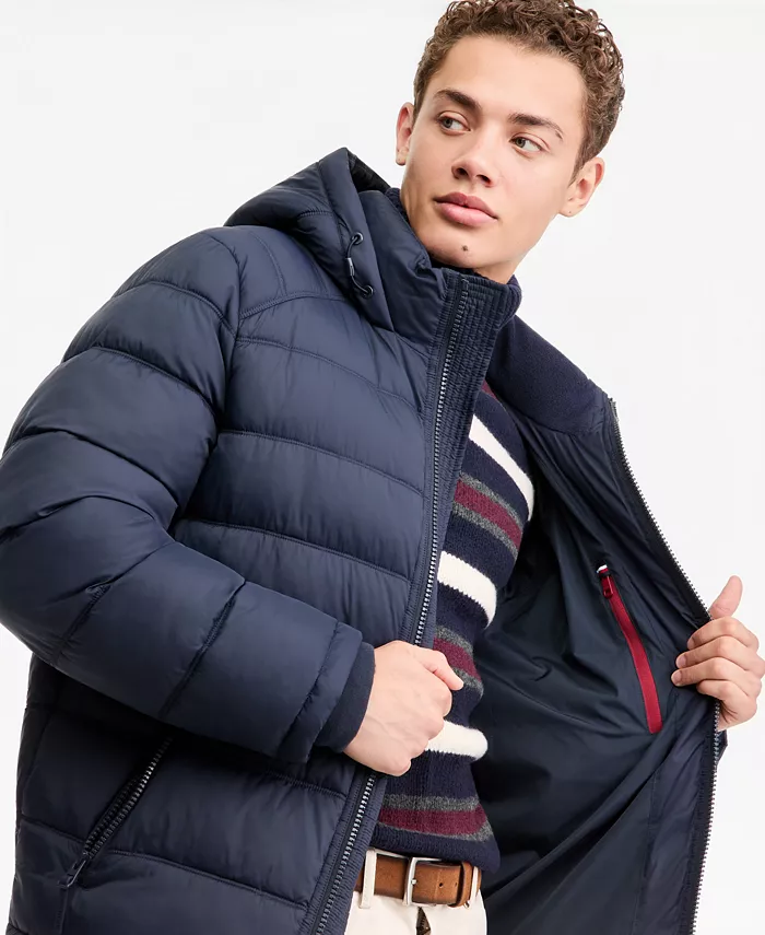 Men's Hooded Puffer Jacket - thumbnail 9