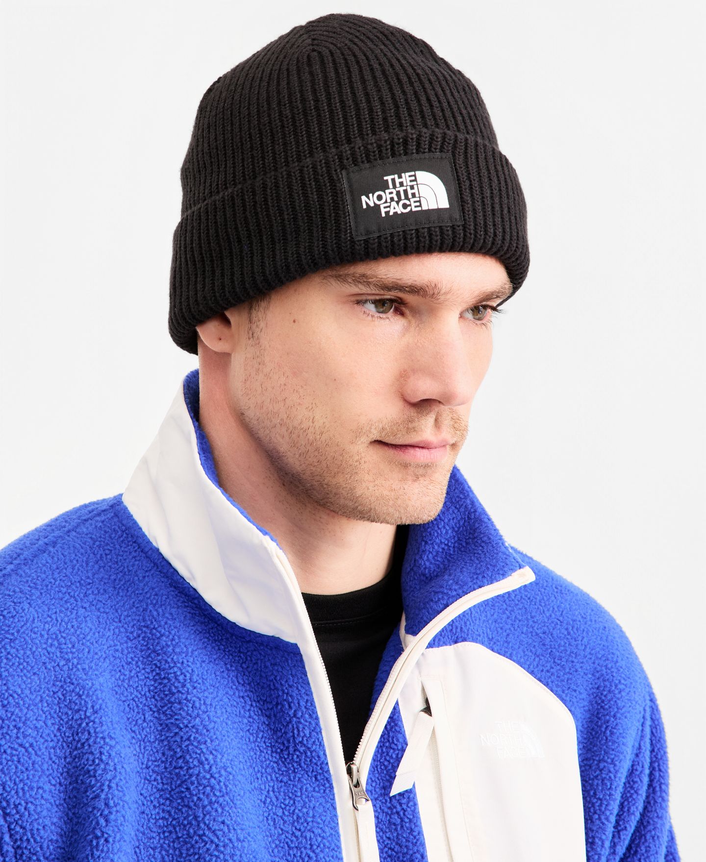 Мужская шапка The North Face Salty Lined Beanie, цвет: Чёрный — фото 3