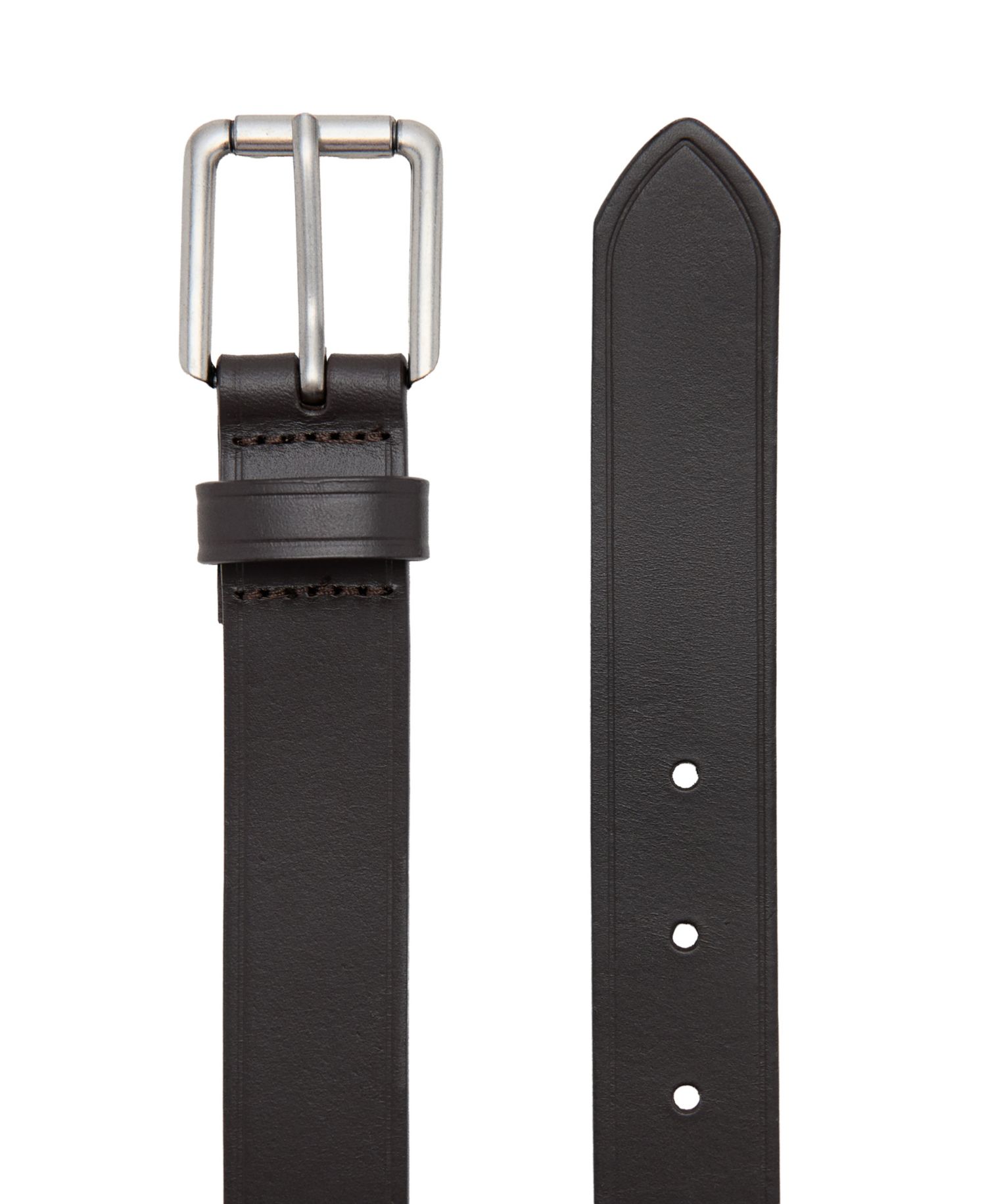 Men's Square Buckle Leather Belt