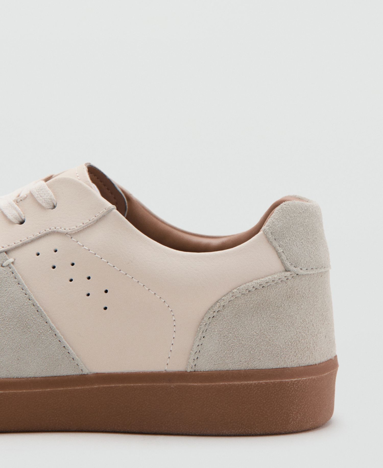 Men's Combined Leather Sneakers