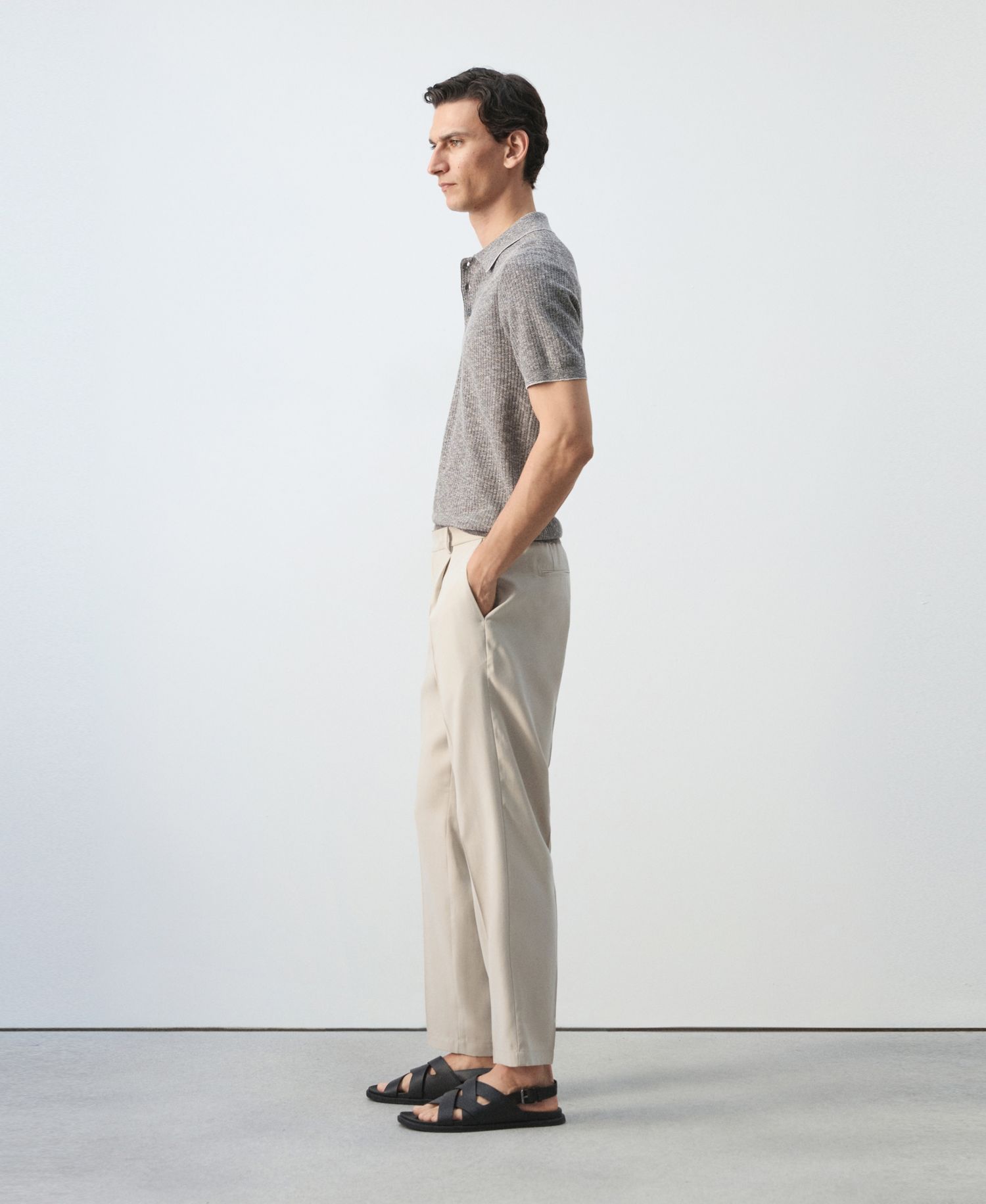 Men's Regular-Fit Pleated Pants