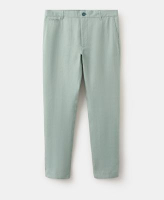 Men's Slim-Fit Linen Pants