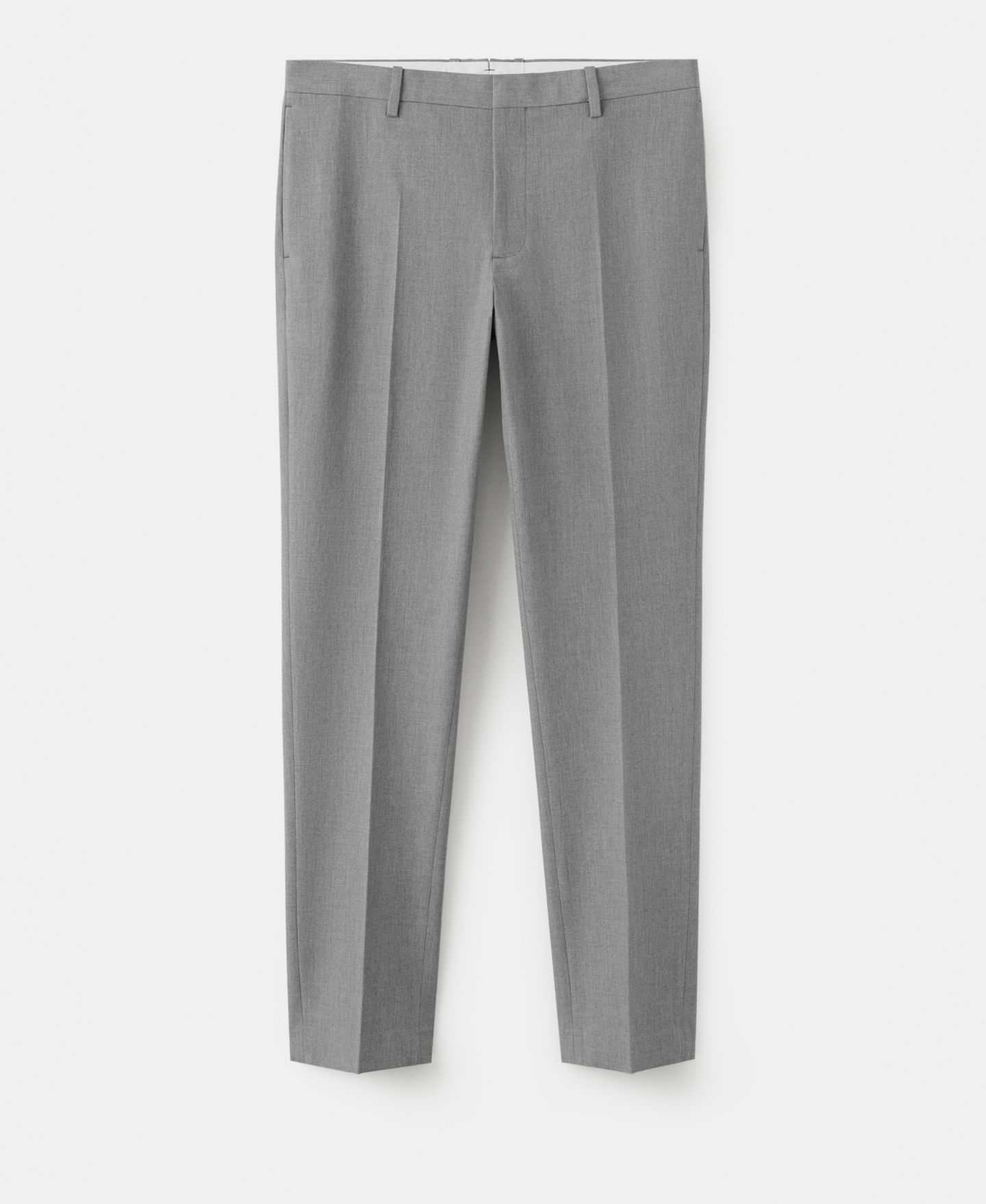 Мужские брюки MANGO Paris Slim-Fit Suit, цвет: Серый — фото 1