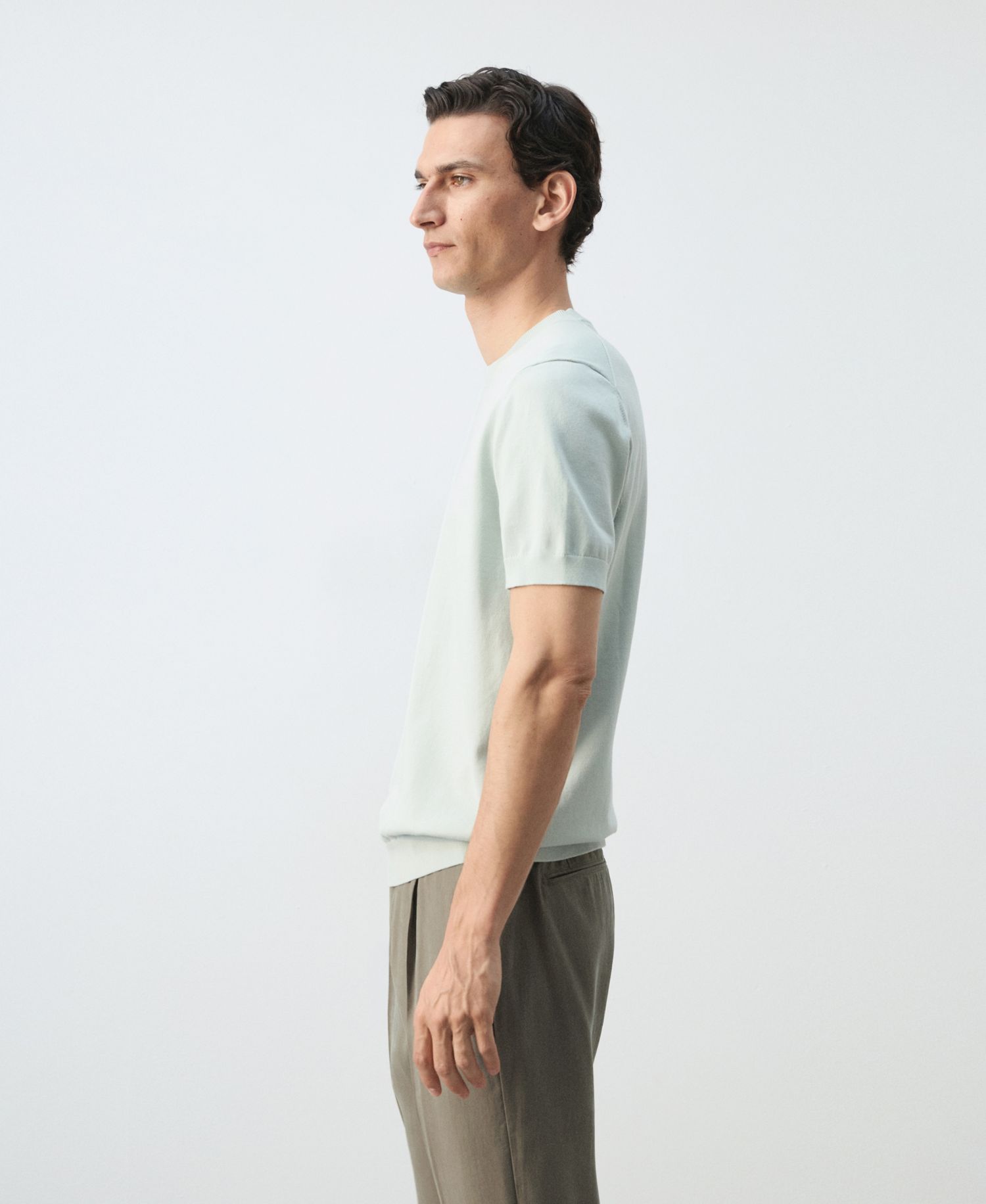 Men's Cotton Fine-Knit T-Shirt