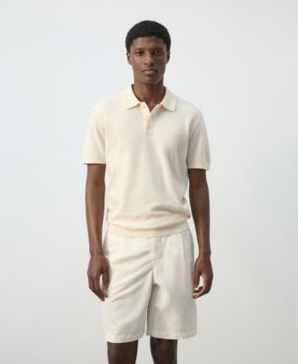 Men's Fine-Knit Cotton Polo Shirt