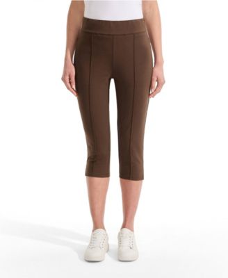 Women's Starfish High Rise Pintuck Capri Pants